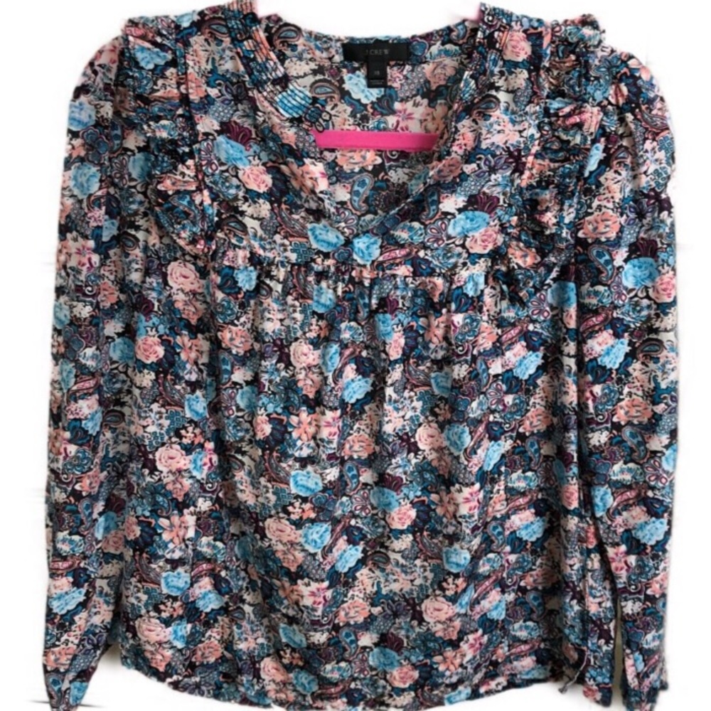 J Crew Paisley Top